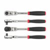 Tekton 1/2 Inch Drive x 10-1/2 Inch Flex Head Quick-Release Comfort Grip Ratchet SRH32210